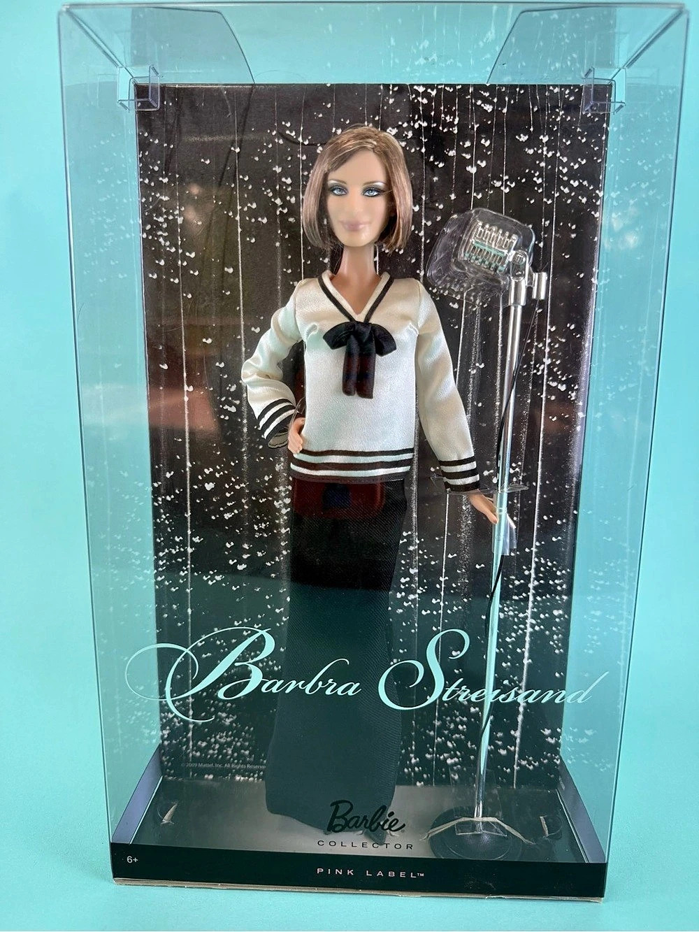 Barbie Barbra Streisand Doll in Black & White Boxed